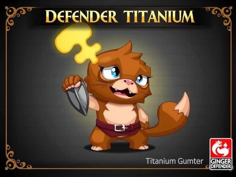 Ginger Defender Titanium Official Cover Image Ginger Defender Titanium Game Cover